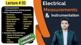 Instrumentation  Characteristics of Instruments  EMI  Lecture 02  2020  RPEducare [upl. by Egarton]