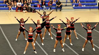 Maryland HS Cheer West Region Championships Winter 2022 [upl. by Nyliahs]