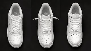 4 Cool Ways How to Lace Nike Air Force 1 Nike Air Force 1 Lacing [upl. by Nuahsyar]