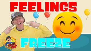 Feelings FREEZE Song  Dream English Kids [upl. by Andre]