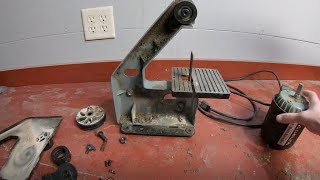 24 year old belt sander restored to working condition [upl. by Aeneg554]