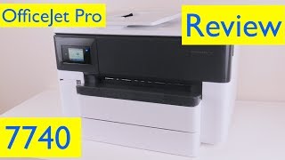 HP OfficeJet Pro 7740 Review  Wireless Wide Format AllinOne Printer [upl. by Iruy562]