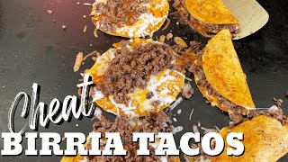 Birria Style Tacos on the Flat Top Grill [upl. by Geilich428]