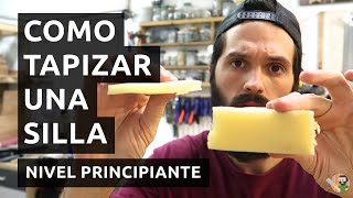 Como tapizar una silla nivel principiante en 5 minutos [upl. by Enneirda]