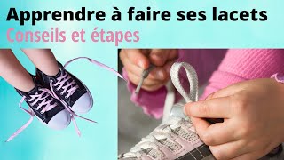 Apprendre à faire ses lacets [upl. by Larena]