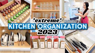 2023 EXTREME KITCHEN ORGANIZATION Easy Organizing Ideas [upl. by Euqinahc]