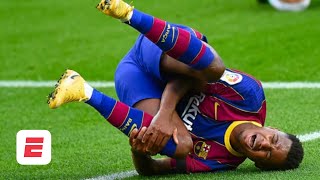 Barcelona losing their best player with Ansu Fatis injury  Sid Lowe  ESPN FC [upl. by Dareen]