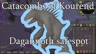 OSRS Catacombs of Kourend Dagannoth Safespot [upl. by Whipple]