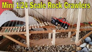 124 Mini Rock Adventure Scale Crawler Course Paddlesworth Rc Trail 4x4 Action  Axial JUST BUILT [upl. by Amery650]