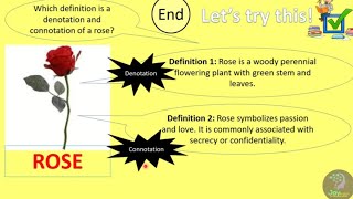 Denotation vs Connotation Word Meanings Common Core State Standard RL4 [upl. by Thorn]