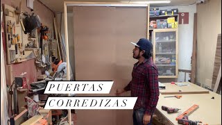 Como instalar PUERTAS CORREDIZAS para closet Ducloset simple Ducasse [upl. by Kirtap670]