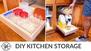 3 More Easy Kitchen Organization Projects  Home Storage [upl. by Acisseg45]