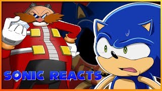 WHATS HAPPENING TO ME Sonic Reacts Eggman Chaos Emerald [upl. by Anastase]