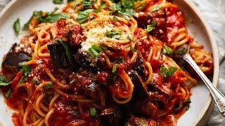 Pasta alla norma Eggplant Pasta [upl. by Nolram276]