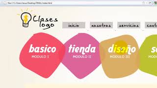 Como crear una pagina web completa en HTML  3 [upl. by Oler]