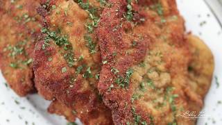 Authentic Italian Chicken Milanese Recipe  Pan Fried Chicken Cutlets [upl. by Banna476]