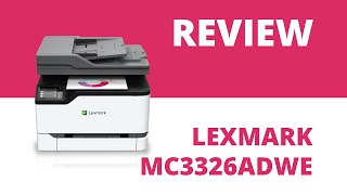 Lexmark MC3326adwe A4 Colour Multifunction Laser Printer [upl. by Drapehs]