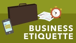 Business Etiquette Basics [upl. by Xonnel]