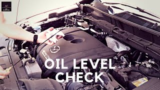 Mazda CX5  How To Check The Engine Oil Level [upl. by Eddi760]