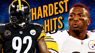 Ryan Clark amp James Harrisons HARDEST HITS [upl. by Damicke]