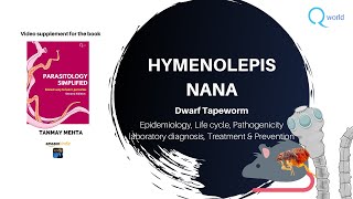 Hymenolepis nana Dwarf Tapeworm Parasitology simplified tutorials For NEETPG NEXT USMLE PLAB [upl. by Lucio]