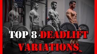 Top 8 Best Deadlift Variations Sumo Jefferson Romanian Deficit [upl. by Thatcher]