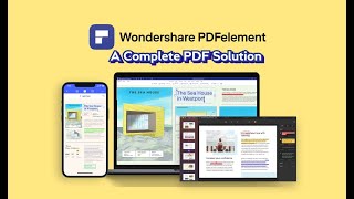 A Complete PDF Solution  Wondershare PDFelement [upl. by Bysshe44]