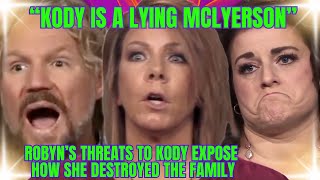 Meri Brown FINALLY BLASTS Kody quotYoure a LIARquot Robyns SHOCKING THREATS to KODY EXPOSED [upl. by Mcguire]