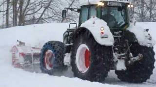 Marjollet TP  Déneigement  Fendt snow removal [upl. by Jaela]