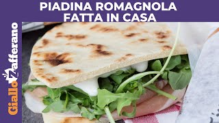 PIADINA ROMAGNOLA FATTA IN CASA [upl. by Lerner]