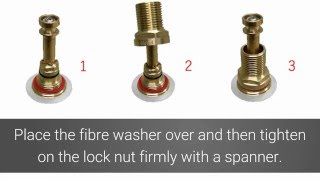 How to Install Quarter Turn Taps [upl. by Duthie]