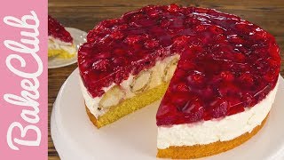 WindbeutelTorte mit Himbeeren  BakeClub [upl. by Ramedlab]