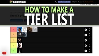 How To Make A Tier List  Create A Custom Tier List [upl. by Horvitz]