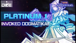 Invoked Dogmatika PLAT 1 Deck Guide INSANE COMBO YuGiOh Master Duel [upl. by Marty421]