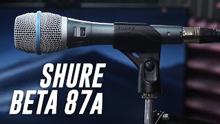 Shure Beta 87a Condenser Mic Review  Test [upl. by Ahsyt835]