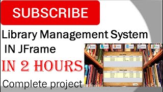 Library Management System in Java Netbeans IDE  Mysql Database Complete Project step by step [upl. by Seuqramed889]