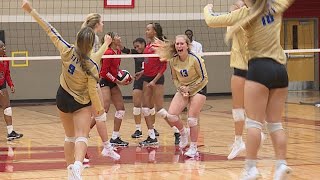 HS Volleyball Highlights September 17th [upl. by Adrahs865]