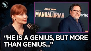 Bryce Dallas Howard on what JON FAVREAU is like as a boss [upl. by Ellatnahc]