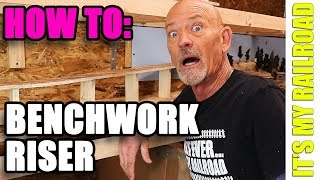 051 How To Build A Multi Deck Riser For Model Railroad Layout [upl. by Teik]