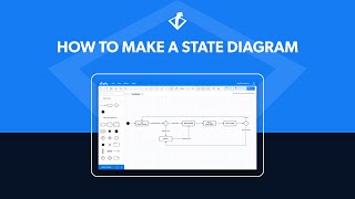 How to Make a UML State Diagram  Gliffy UML State Machine Diagram Tutorial [upl. by Adnilav331]