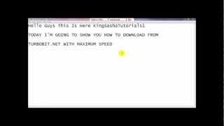 How To Download From turbobitnet With Maximum Speed [upl. by Daria]