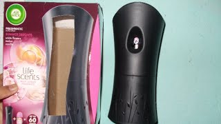 Airwick freshmatic automatic air freshener sprayfull detail unboxing review [upl. by Glialentn]