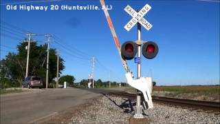 Railroad Crossings of the NS Memphis District East End Part 2 Decatur AL to Fackler AL [upl. by Dolores433]