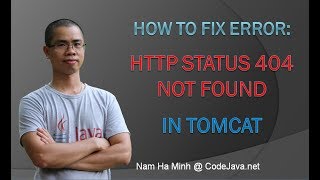 How to fix error HTTP Status 404 Not Found in Tomcat [upl. by Kallista833]