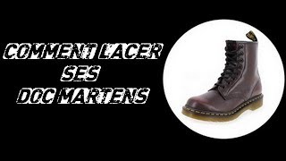 4 façons de lacer ses Doc Martens [upl. by Willin]