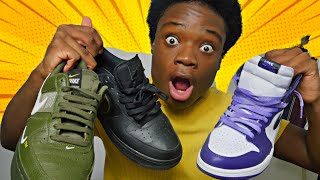 3 FAÇONS STYLE DE LACER SES SNEAKERS Nike Air force 1Jordan 1 [upl. by Etnaihc]