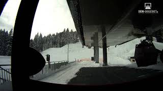 Skigebiet Fellhorn Oberstdorf Fahrt mit der Fellhornbahn II [upl. by Marge]