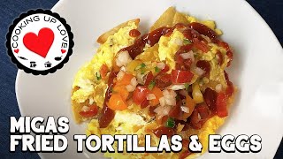 Migas Recipe  Tortilla With Egg Mexican Breakfast  Chilaquiles [upl. by Lorou15]