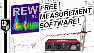 FREE Acoustical Measurement Software Room EQ Wizard REW [upl. by Devy]