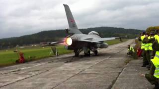 F16 Full Afterburner  11 litres fuel per second [upl. by Anihtyc406]